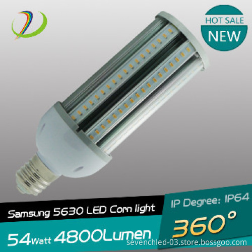 100lm/W 54W 360 degree brightness e40 corn cob led bulb